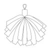 Danzcue Pack of 2 Cheerleading 6 Inches Metallic Pom Pom