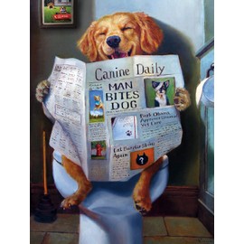 Buffalo Games - Lucia Heffernan - Dog Gone Funny - 750 Piece Jigsaw Puzzle For Adults -Challenging Puzzle Perfect for Game Nights - Finished Size is 24.00 x 18.00