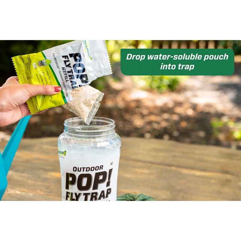 RESCUE! POP! Fly Trap – Large Reusable Fly Trap for