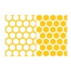 ANSAI Hojas de cinta adhesiva hexagonal precortadas para modelos a