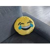 Brigamo Premium emoticon decorative cushion, plush sofa cushion, cuddly cushion,