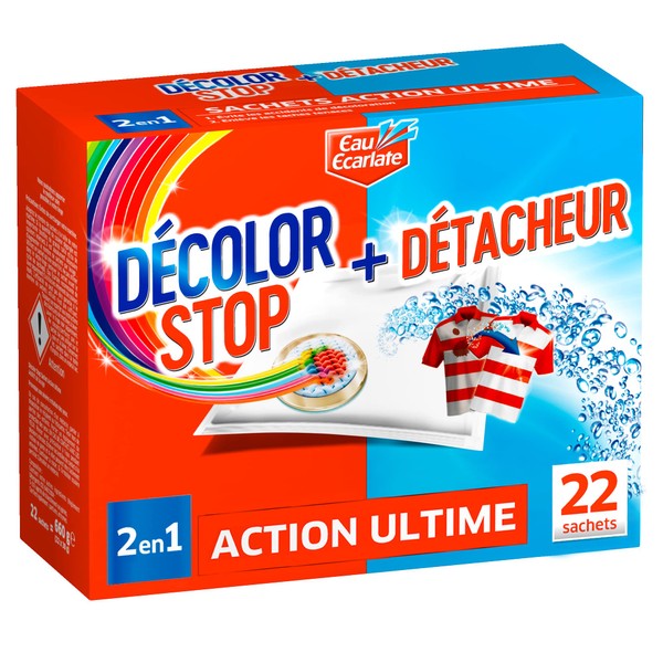 Décolor Stop 2en1 + Détacheur - 22 sachets