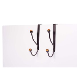 Elegant Home Fashions Door Hooks, Amber