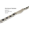 « Titanium > Premium Germanium Bracelet ◇ Squash Germanium 14