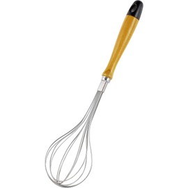 Wahei Freiz GC-056 Kitchen Tool, Whisk, Wooden Pattern, Made in Japan