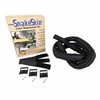1" Snakeskin Cable Management Kit - Black with 8 feet
