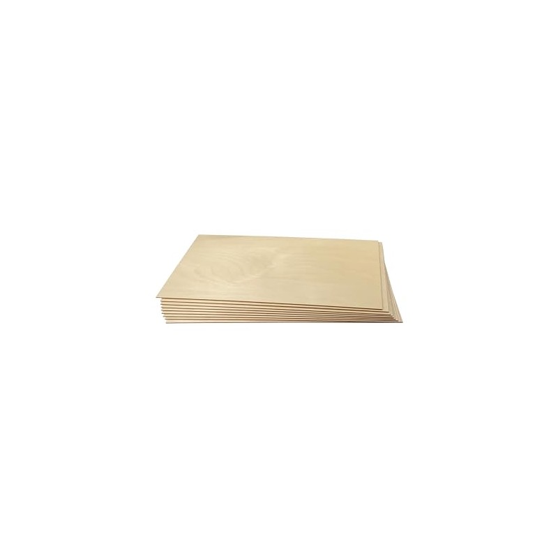 9 Pack 1/16 X 12 X 17 Inch Thin Birch