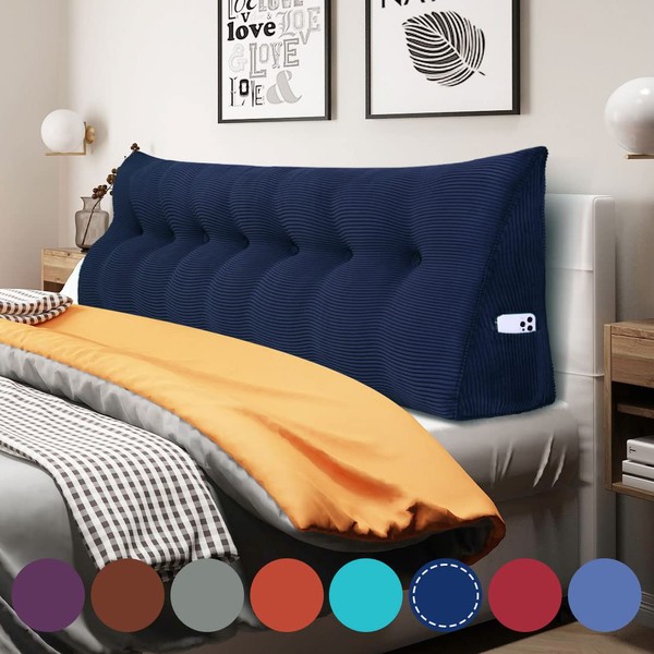 14 lbs Thickened Wedge Pillow Headboard Body Positioner Triangular Reading