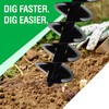 Power Planter Auger Drill Bit Extension, 5" x 28" with