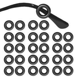 SMARTTOP 14 Pairs Eyeglass Ear Grips Sleeve Holder-Eyeglasses Ear Hooks -Comfort Anti-Slip glasses ear grip-For Kids and Adults Sunglasses, Reading Glasses, Sport Eyewear (Black)