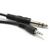 kenable 3.5mm Stereo Jack Plug to 6.35mm TRS Balanced Plug