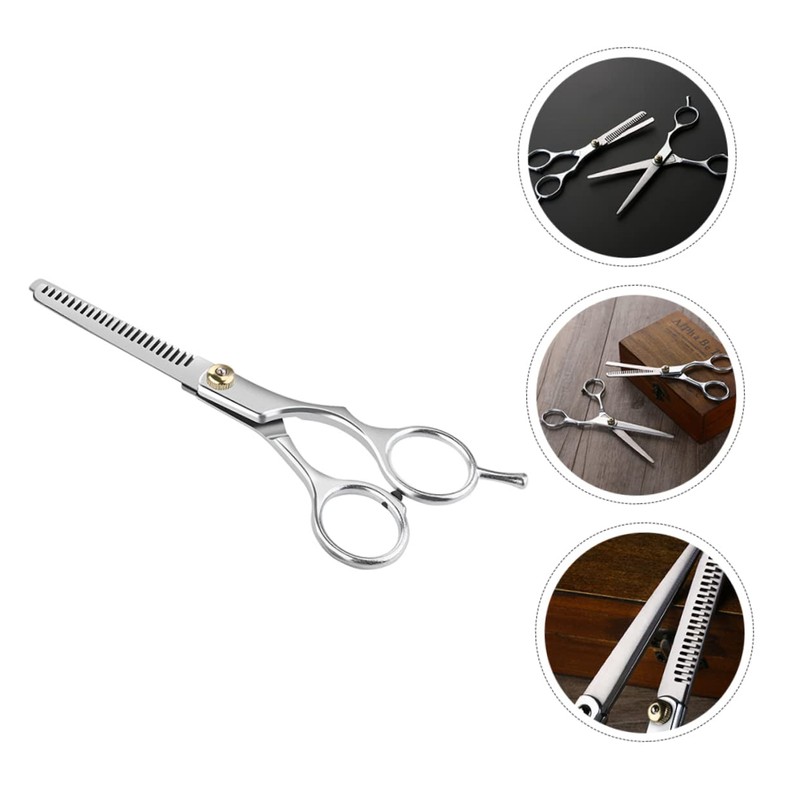 Baluue Hair Cutting Scissor Stainless Steel Hairdressing Shears with Muffler