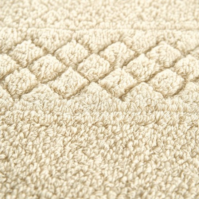 Senko Barefoot Comfortable Cotton Reverse Bath Mat, 15.7 x 21.7