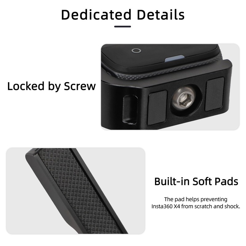 YUULNMOP Vertical Horizontal Quick Release Bracket Compatible with Insta360 X5