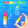 HOUT 24PCS Pop Fidget Keyring Toys - Party Bag Fillers