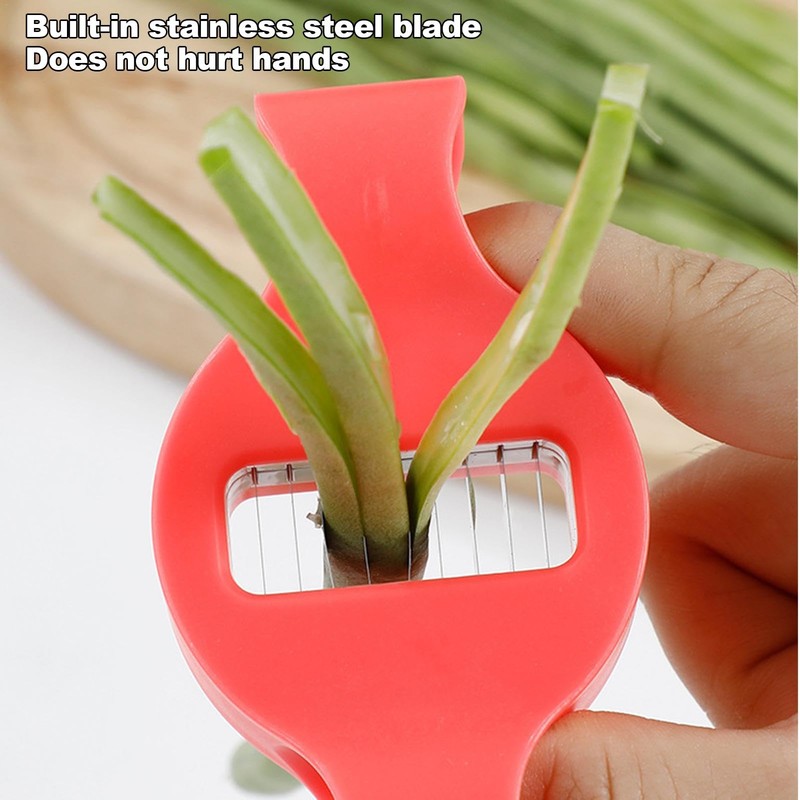 Multifunction Bean Slicer, Green Bean Frencher Tool, Stainless Steel Shredder