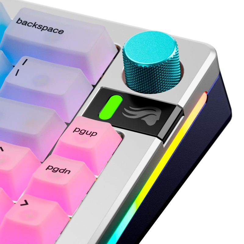 Glorious Gaming - Rotary Knob (Metal/Arctic Blue) for GMMK 3,
