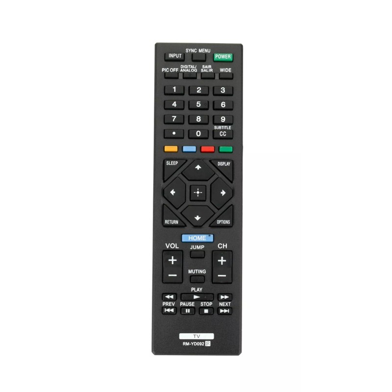 Unbranded New RM-YD092 Replace Remote for Sony LCD TV KDL-32R400A