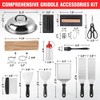 PARGRILL 128PC Griddle Accessories Kit Grilling Set Flat Top Grill