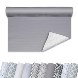Con-Tact Brand Grip Prints Non-Adhesive Non-Slip Counter Top, Drawer/Shelf Liner, 12" x 20' (Cool Gray)