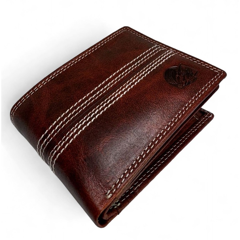 CRICKET-GIFTS - Buffalo Leather Cricket Wallet | RFID Protection |