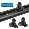 Vkinman 6 Pcs L-Track Double Lug Threaded Stud Nut Fitting