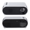 Mini Projector Silver Micro Portable 1080P LED Multi Function for