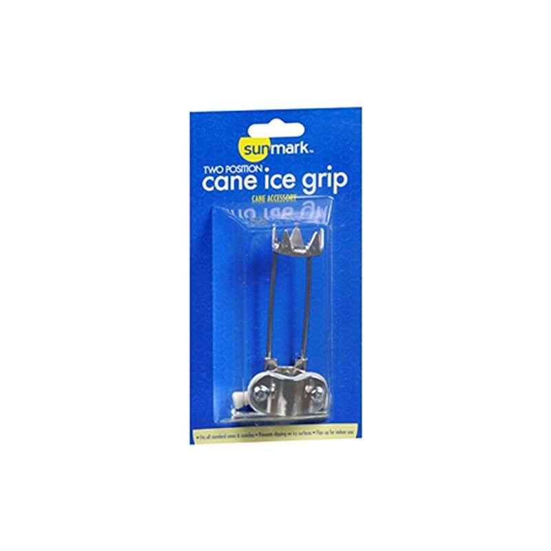Sunmark Two Position Cane Tip With Ice Grip - 1