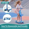 Gotrax KS3 Kids Kick Scooter, LED Lighted Wheels, Adjustable Height