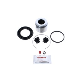 Bigg Red - Front Left or Right Brake Caliper Repair Seal Kit & Piston - Compatible with CT 200h 2010 Onwards, Prius