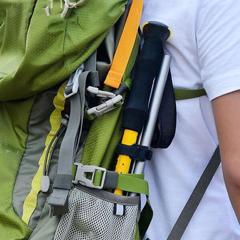 Hiking Stick Aluminum Alloy Portable Lightweight Telescopic Walking Stick for