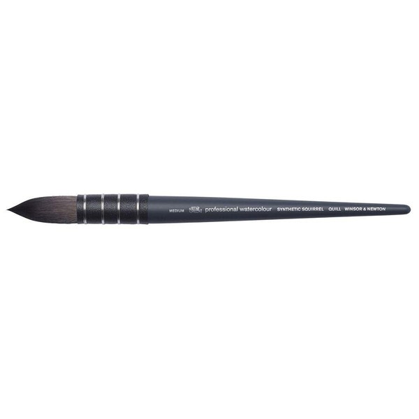 Winsor & Newton Professional Watercolour Brush, Synthetic, Gray, Eichhörnchen Mittel