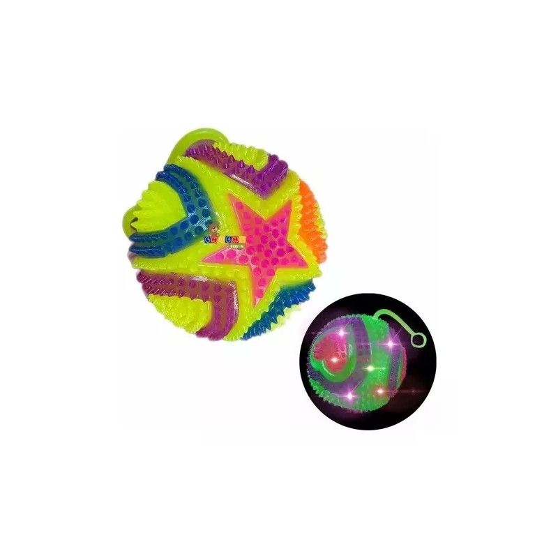 RIVERSOFY 24 Pelotas Figuras Luz Led Juguete Piñata Fiesta Bolo