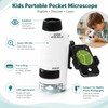 Kids Microscope Kit for STEM Learning – Portable 120X Science