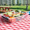 Farberware Build Snacklebox Serving Tray with Locking Bamboo Cutting Board