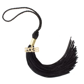 Tassel Depot 2026 Black Graduation Tassel - Every School Color Available - Made in USA