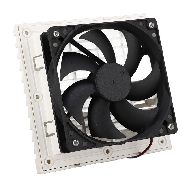 Side Exhaust RV Vent Fan Louvered Grid Odor Remove Silent