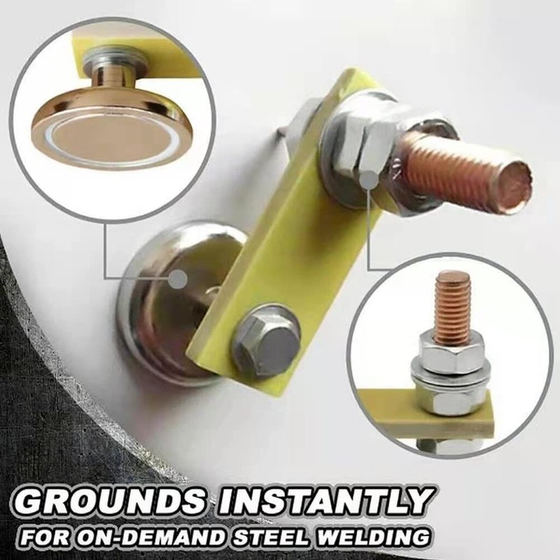 GYSRXS Magnetic Welding Support Strong Magnetism Fix Grounding Clamp Support