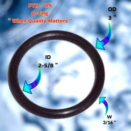 LIBERTY SEALS 1-13-3 For Union O-ring Floor Cleaner System  (5-PACK) PTK-179 Fits Caretaker ™