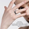 Smart Ring Health Tracker, IP68 Waterproof, Multiple Sports Modes, Pedometer,