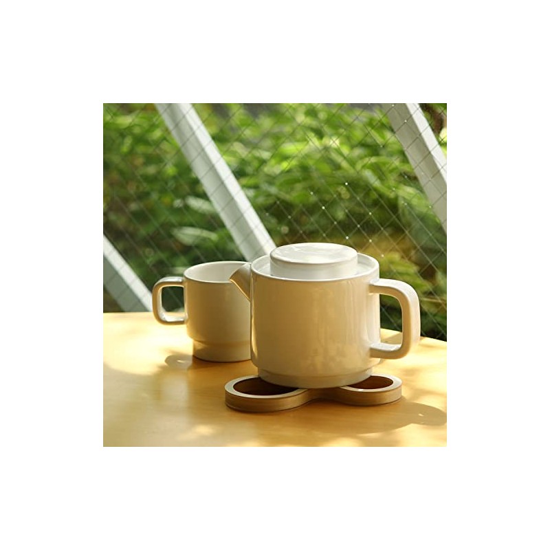 Mayamu Birch Heat Resistant Pot Stand (Trivet), Natural, L Size