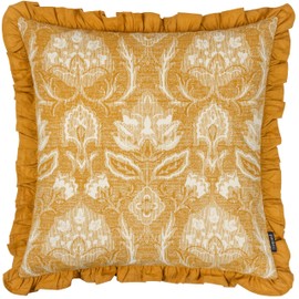 Paoletti Kirkton Cushion Cover,Ochre,50 x 50cm