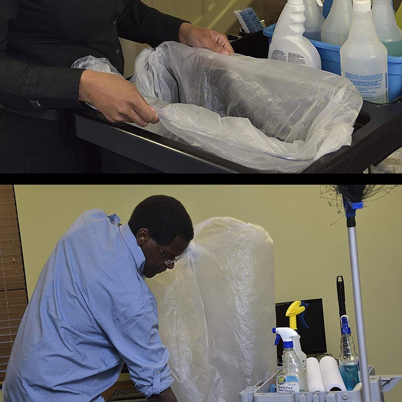 Aluf Plastics High Density Trash Bags, 16 Gallon, 1000 Count,