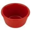 G.E.T. RM-401-R Red 4 oz. Fluted Ramekin, Break Resistant, Red