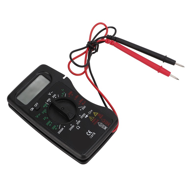 Digital Multimeter Multi Tests Rubber Protective Case Small Portable Auto