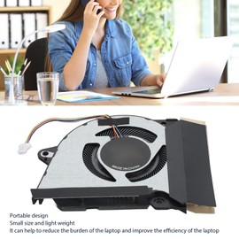 4 Pin Laptop Cooling Fan, Replacement Cooling Fan for ROG Zephyrus G14 GA401 GA401I GA401IU GA401IV Laptops, Aluminum Alloy with ABS Material (CPU)