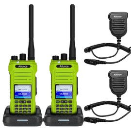 Retevis Ailunce HA1G GMRS Radio, 2 Way Radio Long Range, with IP67 Shoulder Speaker Mic, IP67 Waterproof Heavy Duty Walkie Talkies, USB-C Charging, NOAA, GMRS Handheld Radio for Emergency(2 Pack)