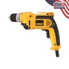 DEWALT Corded Drill, 7.0-Amp, 3/8-Inch, Pistol Grip (DWD110K), Yellow