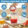 4 Pcs Tuna Can Strainer 304 Stainless Steel Can Colander