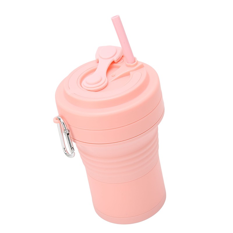 Folding Coffee Cup Silicone Heat Insulation Good Sealing Collapsible Water